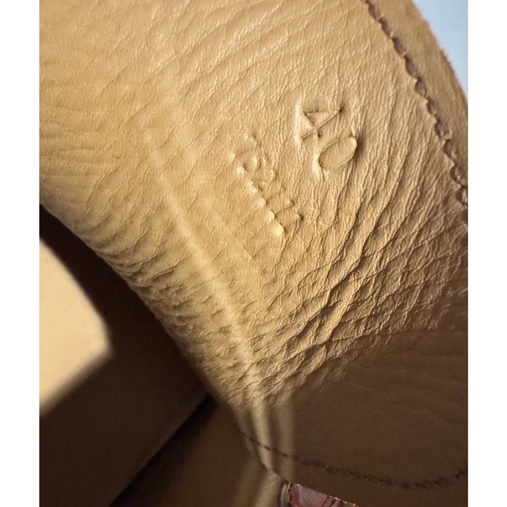 New Auth. Loewe Leather Lace Moccasins Booties Size 40 W/Box & Dust Bags - Picture 12 of 15
